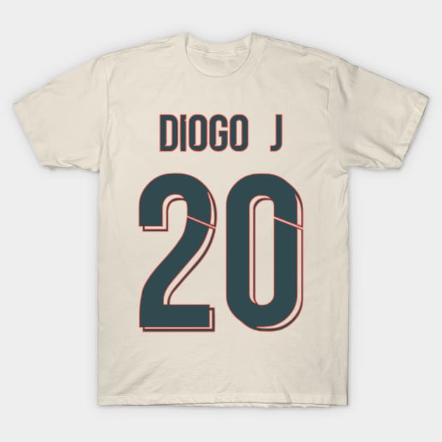 Diogo Jota Away Liverpool jersey 21/22 T-Shirt by Alimator